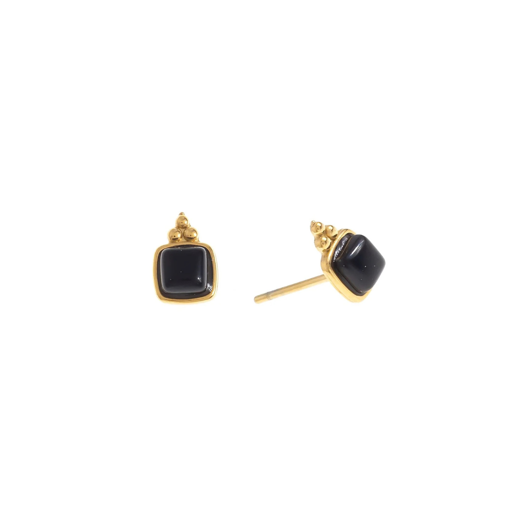 Yuki Gemstone Stud Mini Earrings