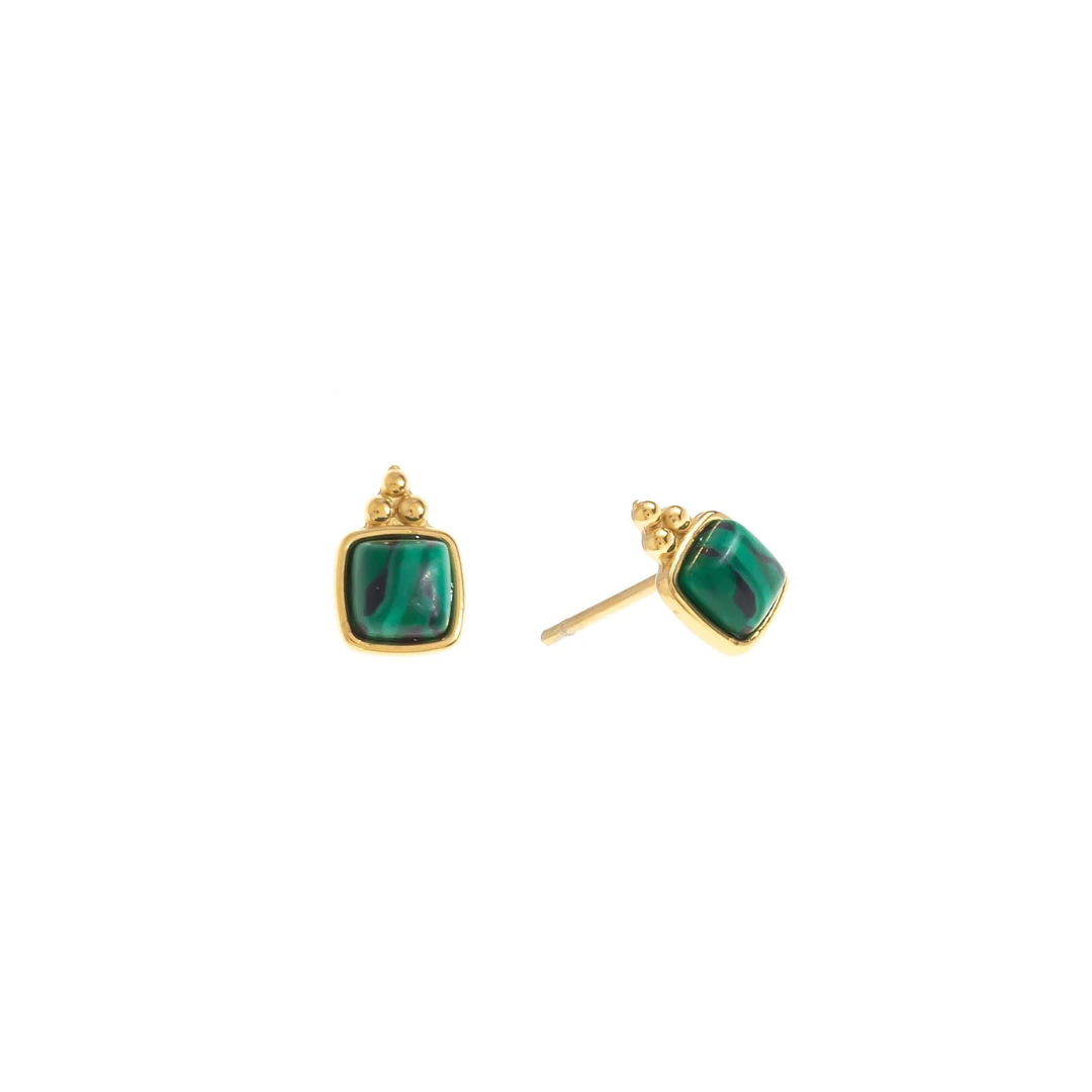 Yuki Gemstone Stud Mini Earrings