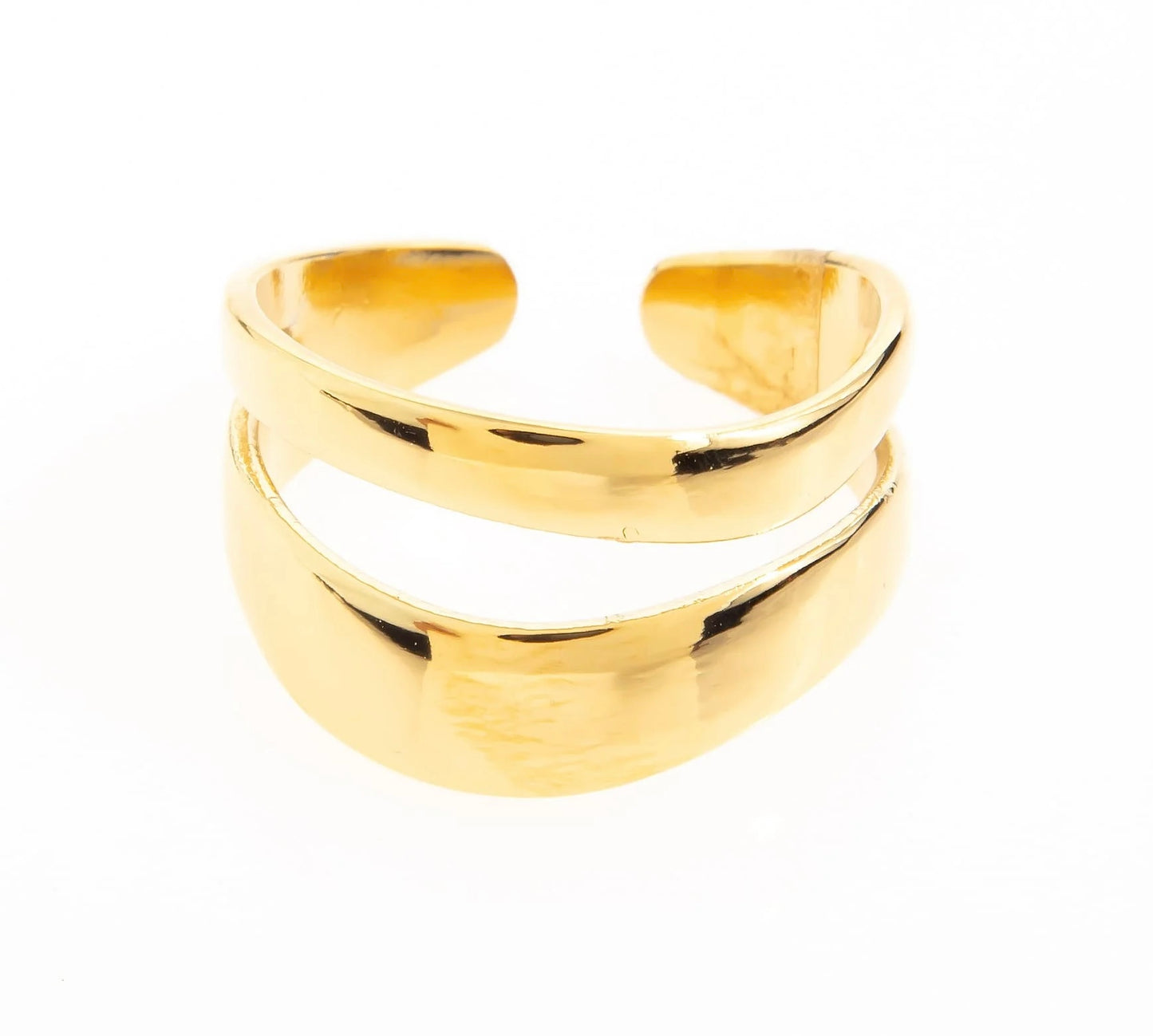 Gill Layered Adjustable Ring