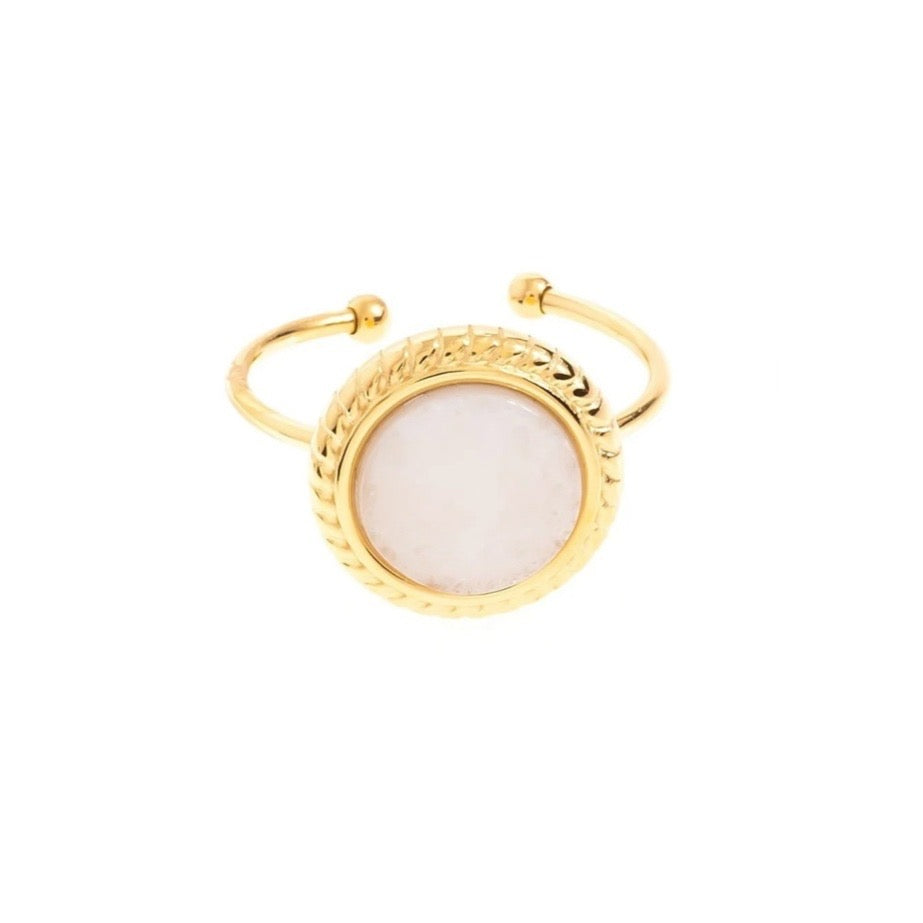 Circe Gemstone Adjustable Ring