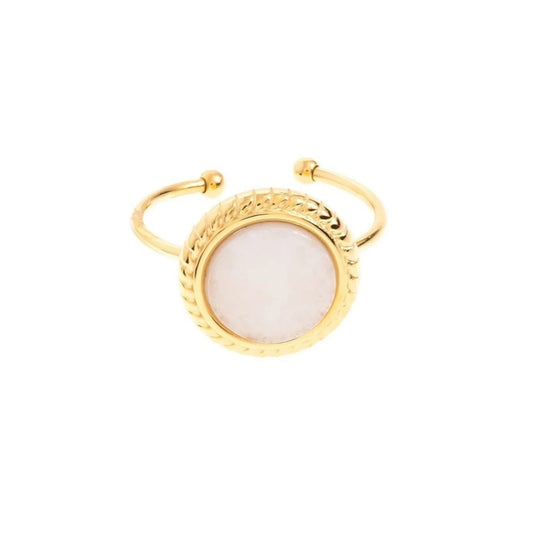 Circe Gemstone Adjustable Ring