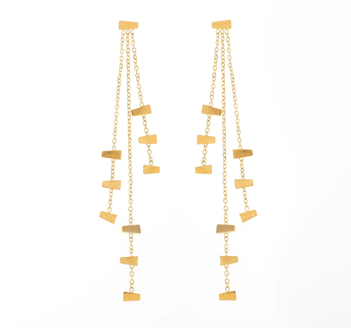 Akaia Dangle Geometric Earrings