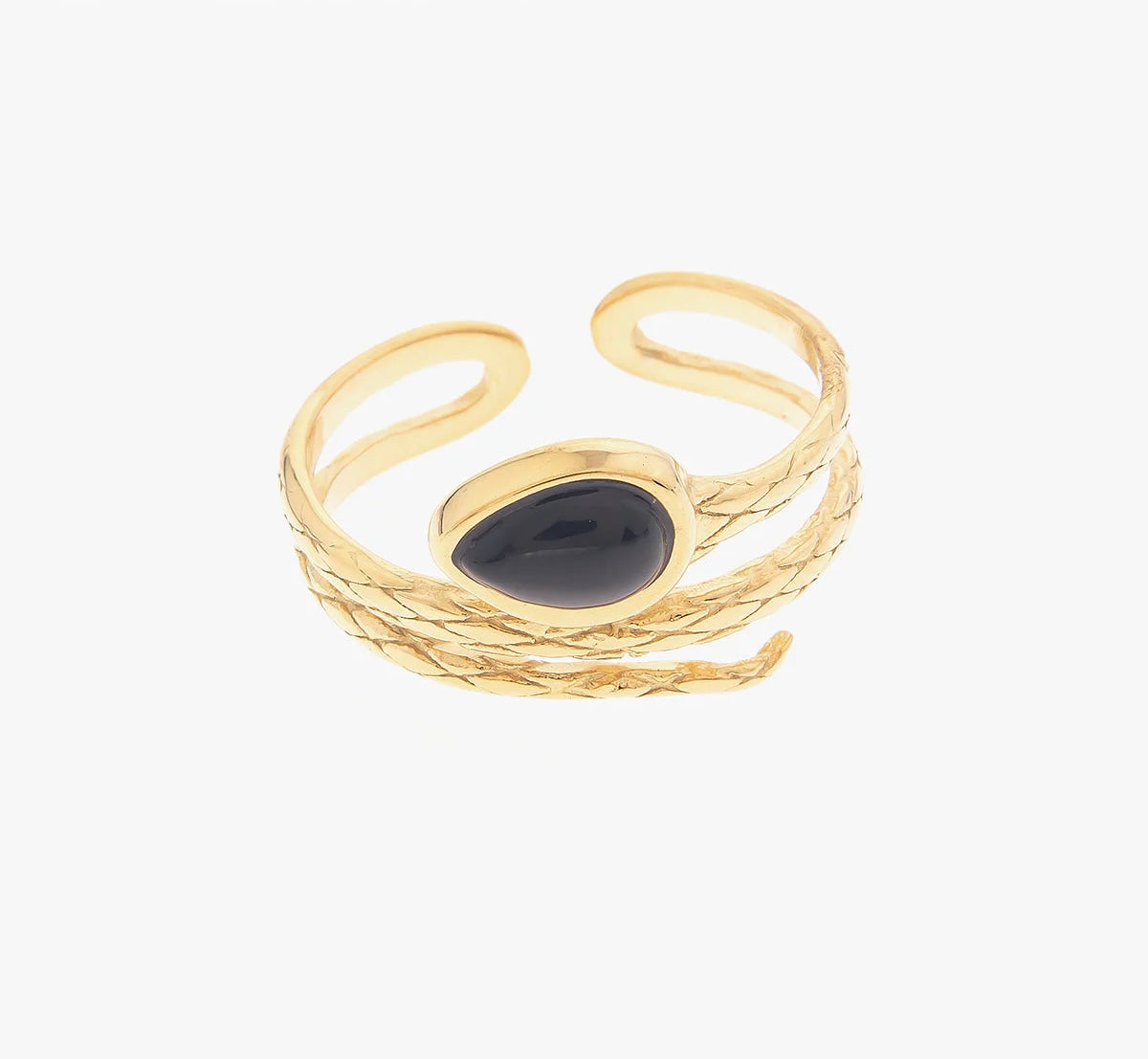 Gemstone Stacking Wrap Ring