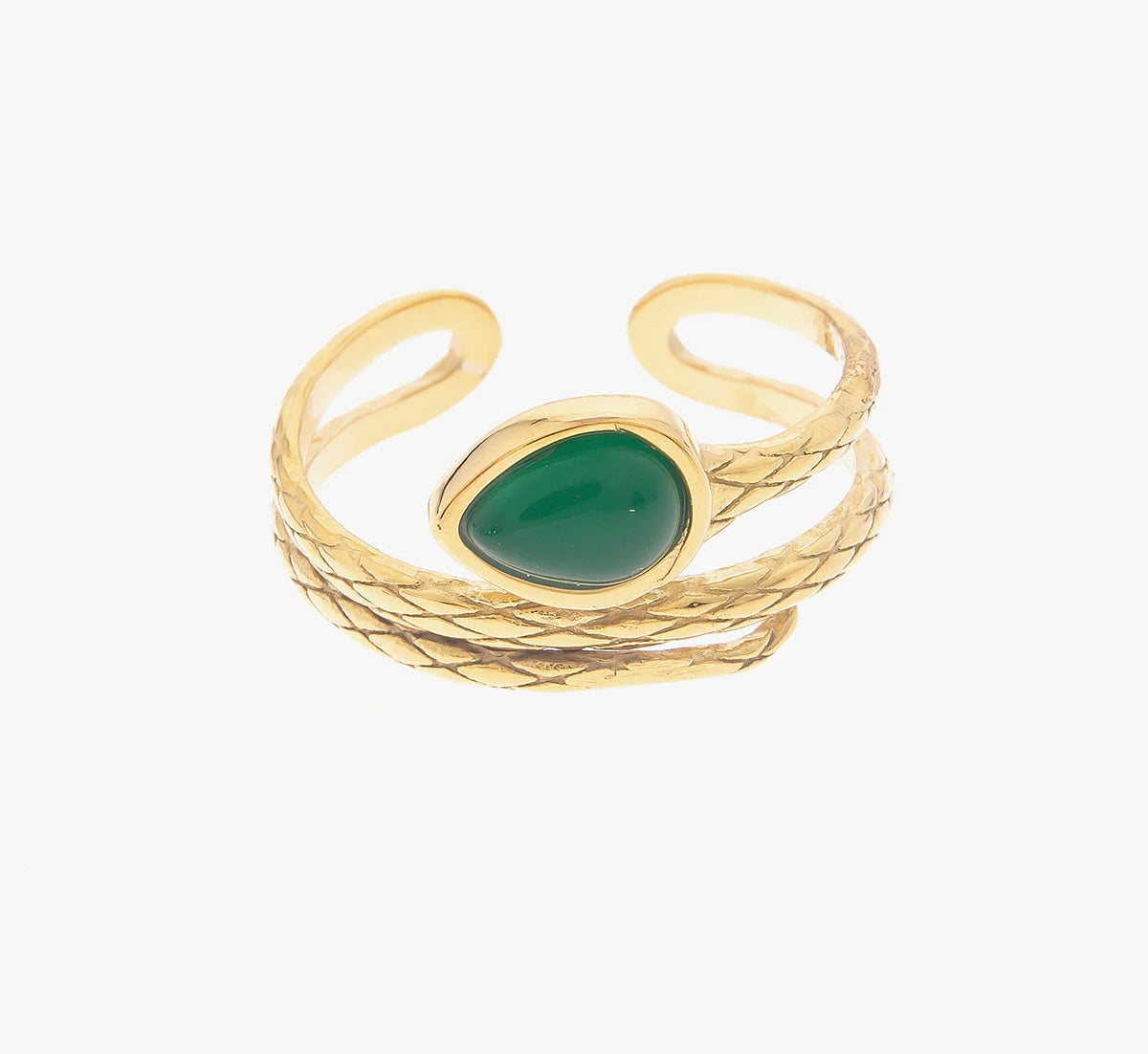 Gemstone Stacking Wrap Ring