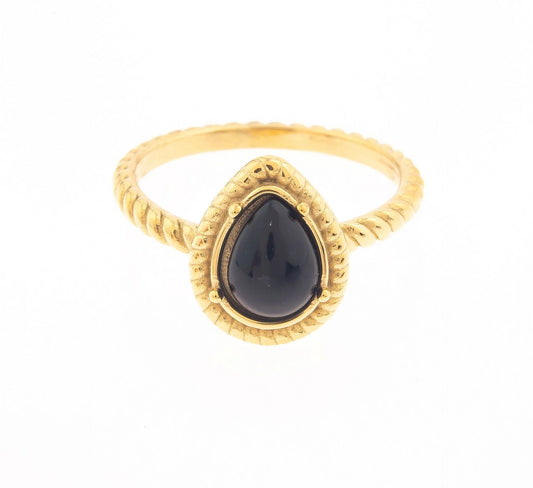 Artemis Gemstone Twist Ring