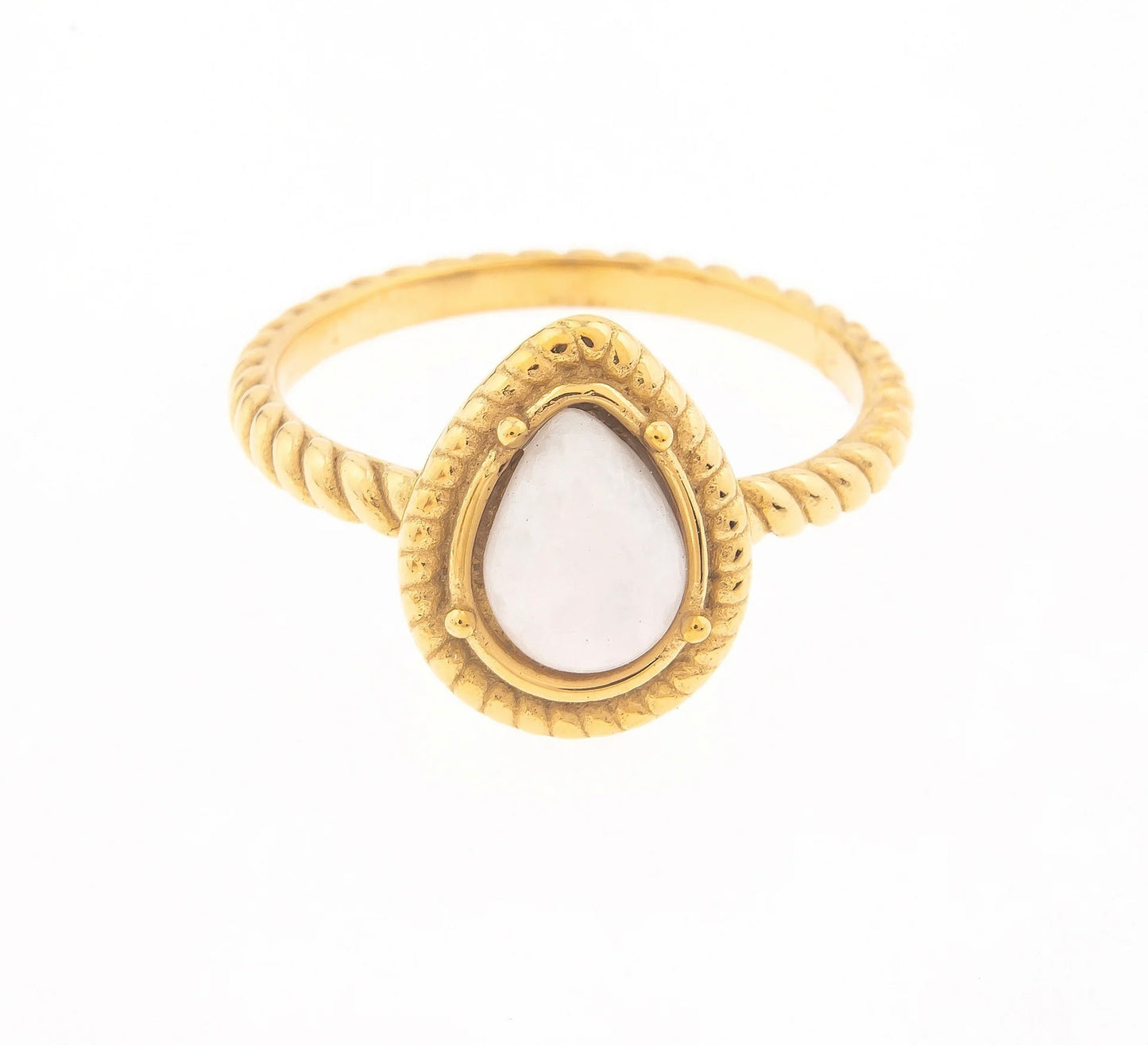 Artemis Gemstone Twist Ring