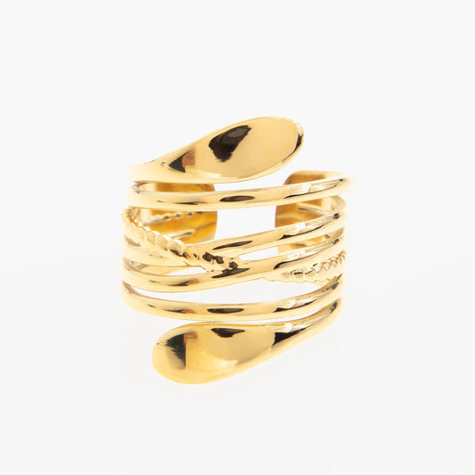 Coiled Statement Ring