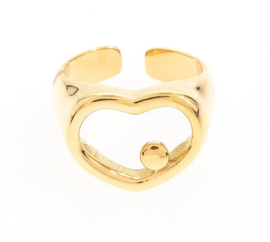 Chunky Heart Ring