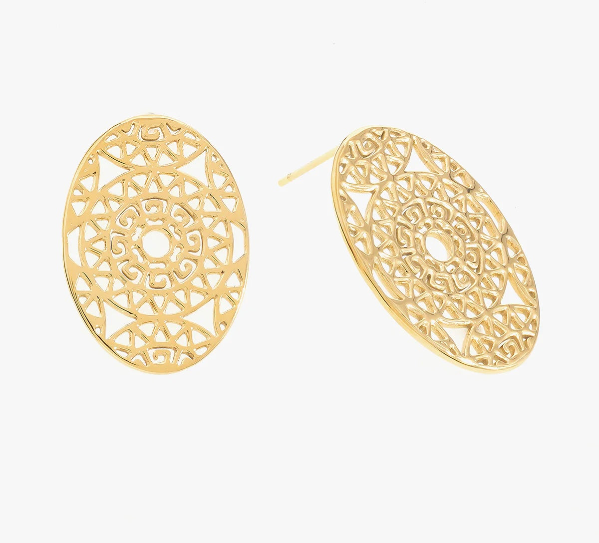 Jace Oval Stud Earrings