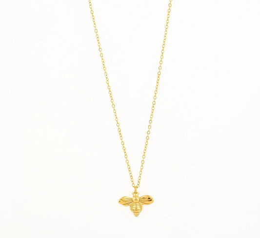 Bea Bee Pendant Fine Necklace