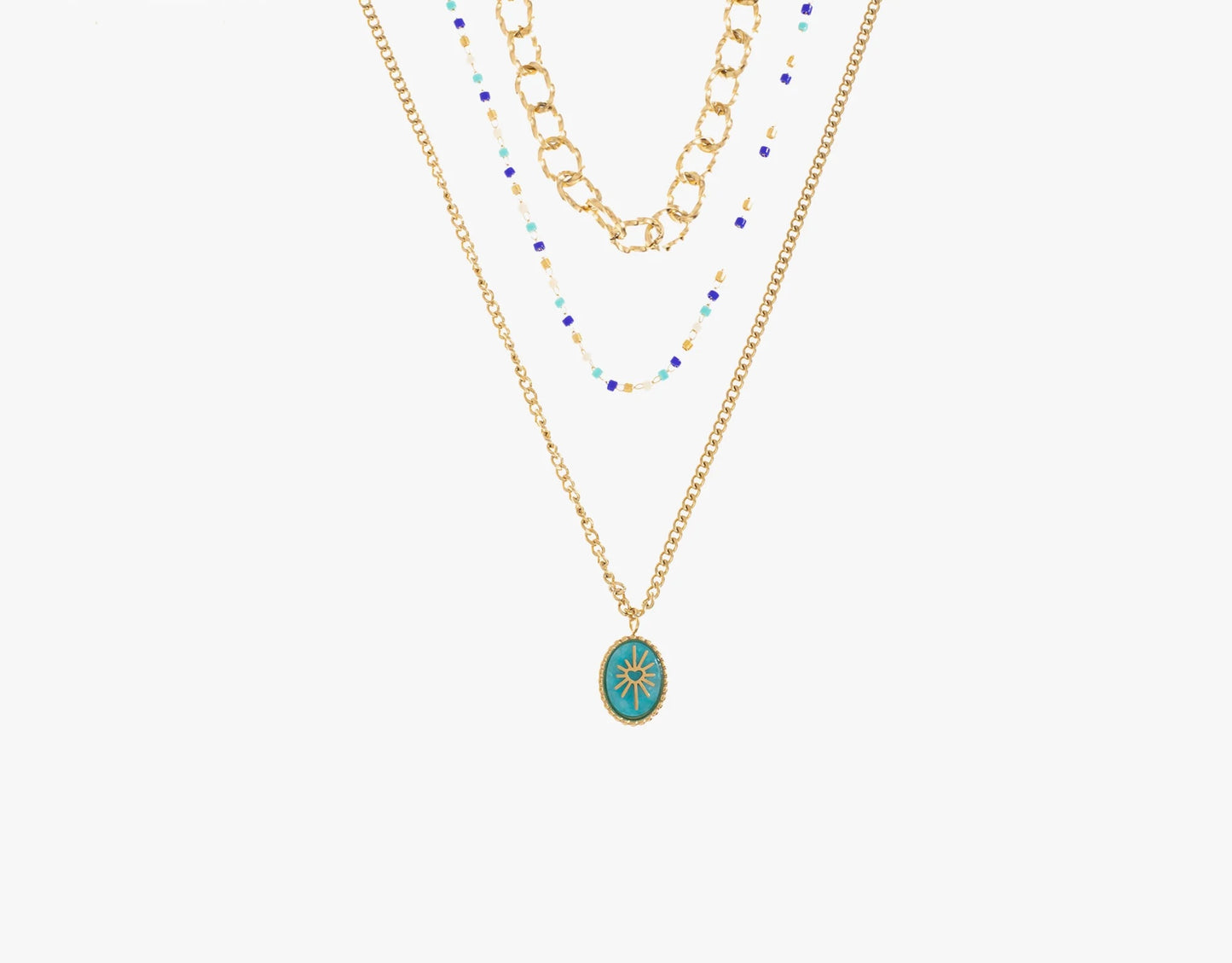 Solene Triple Necklace