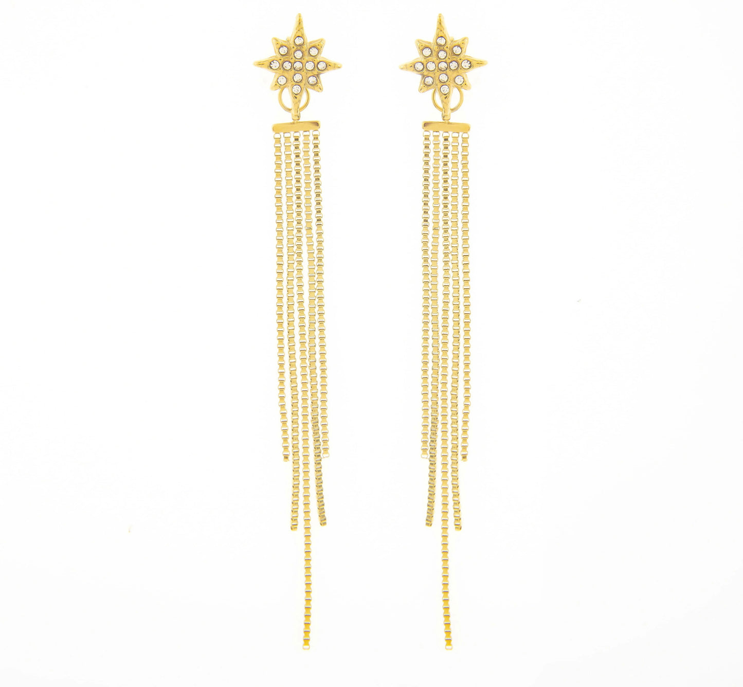 Livie North Star Stud Earrings