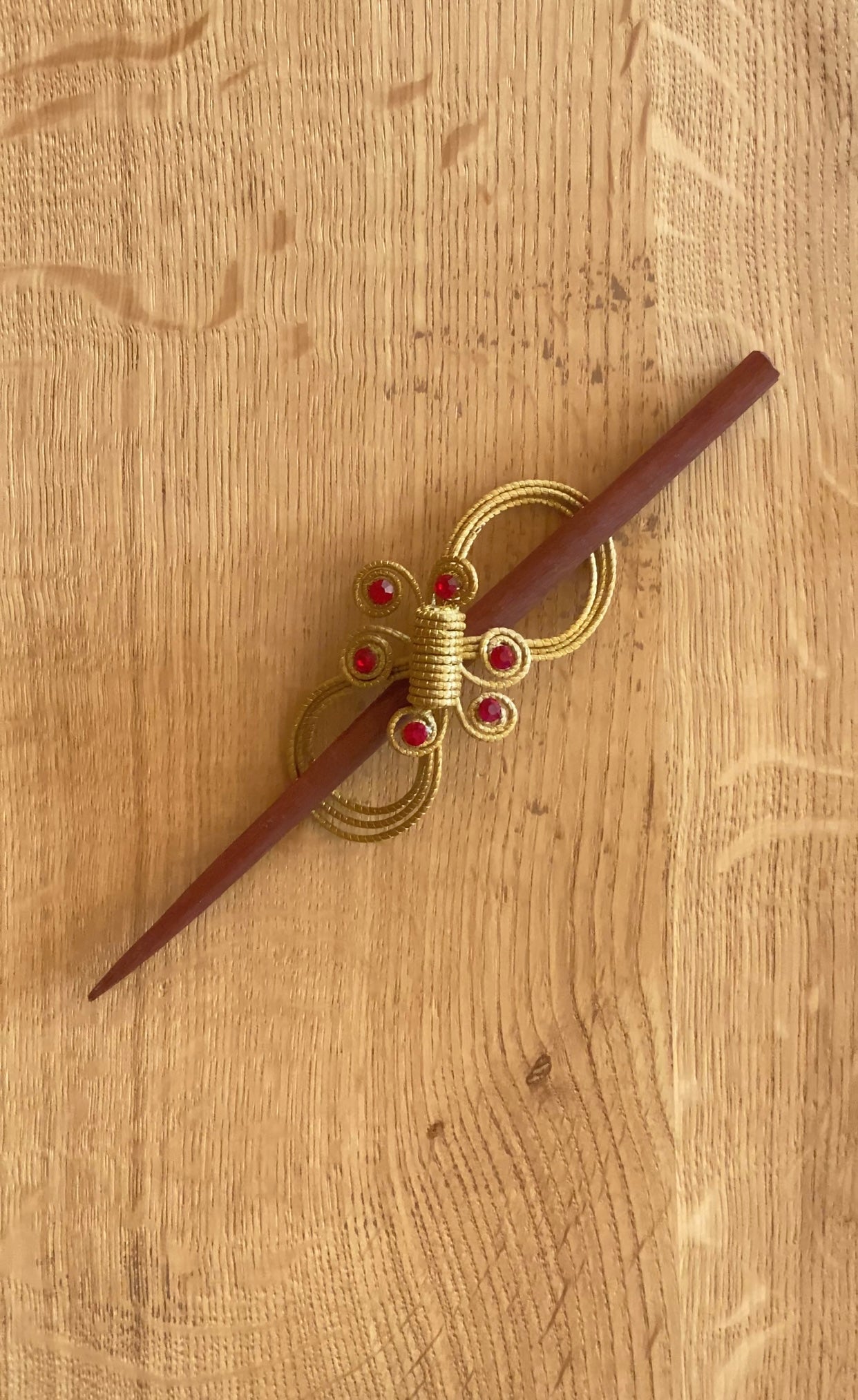 Golden Grass Hair Pin