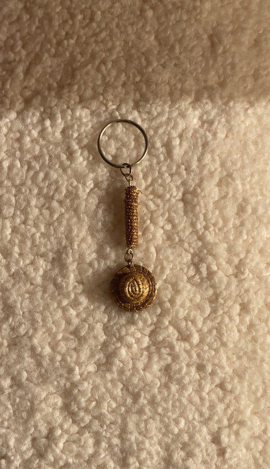 Golden Grass Keyring