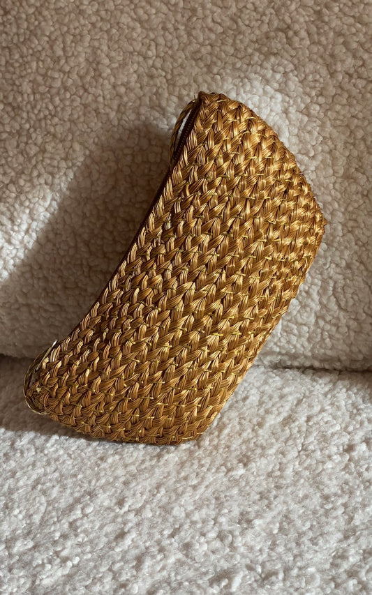 Golden Grass Mini Cross-Body Bag