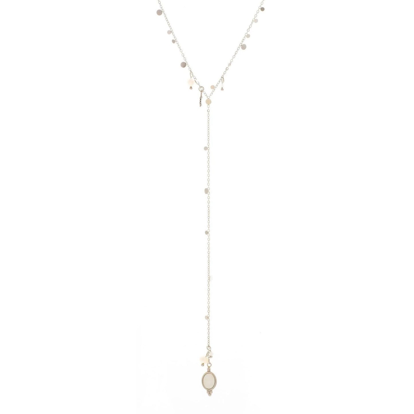 Kian Pearl Lariat Necklace