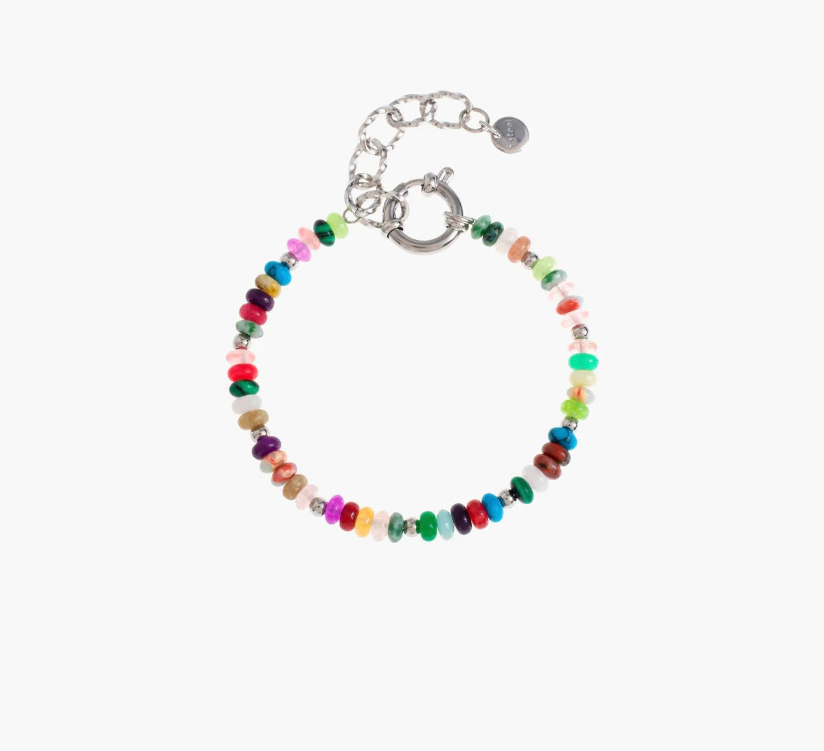 Beaded Multicolour Gemstone Bracelet