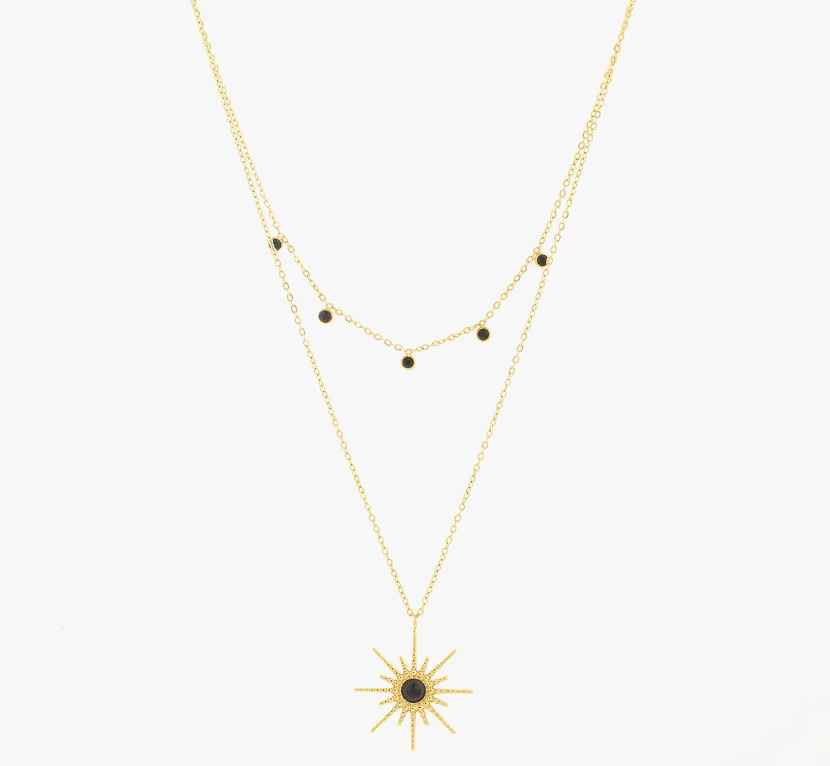 Keala Double Sun Pendant necklace