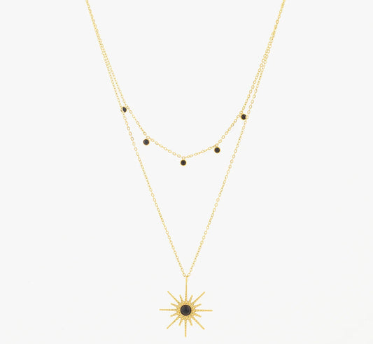 Keala Double Sun Pendant necklace