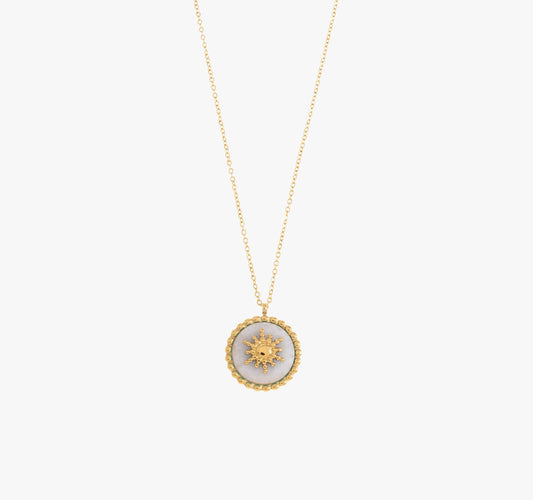 Ioke Sun Pendant Necklace