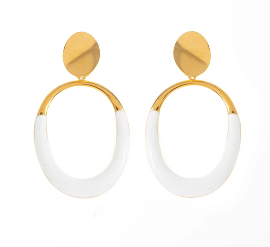 Khaleia Open Circle Earrings