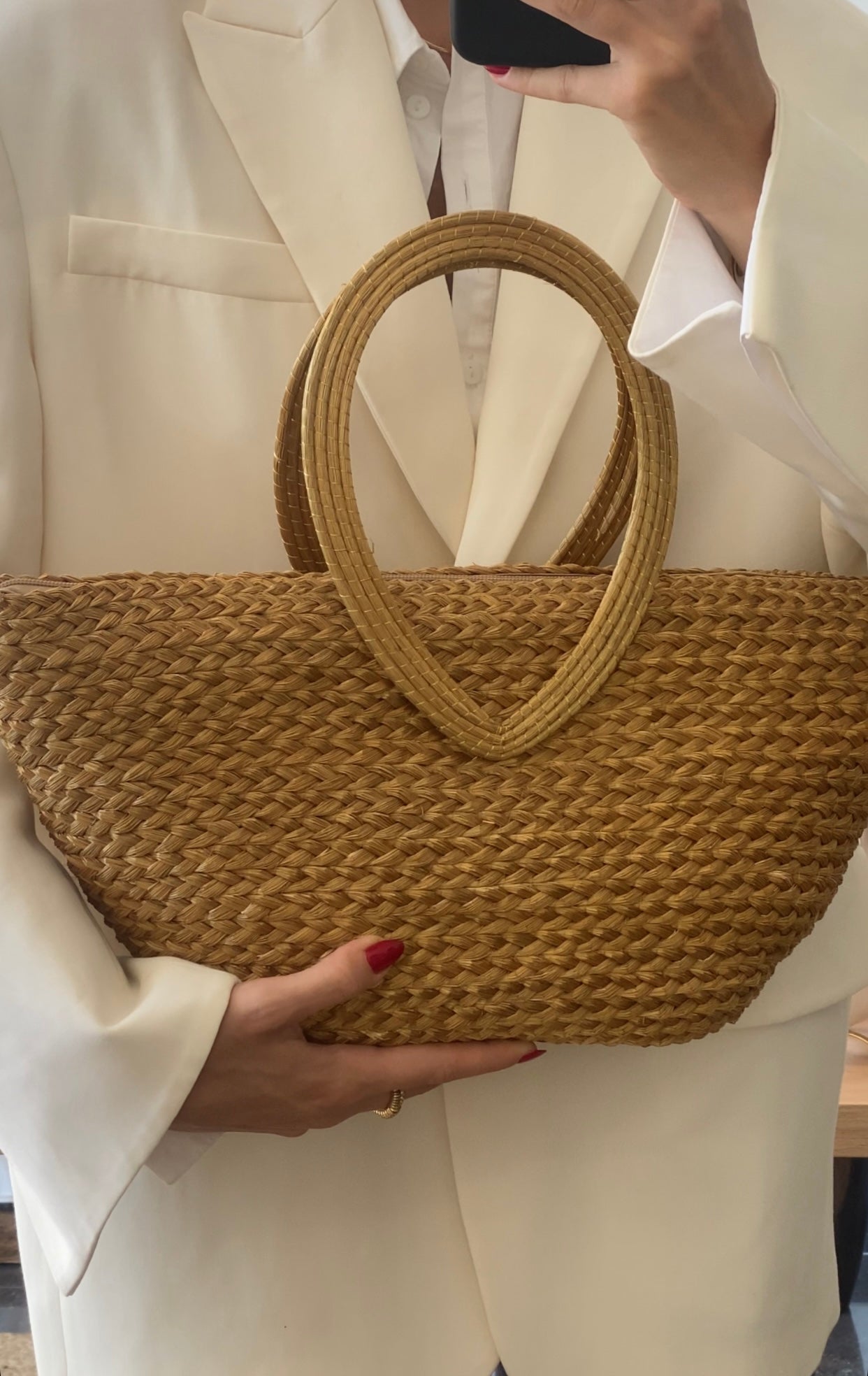 Golden Grass Maxi Bag