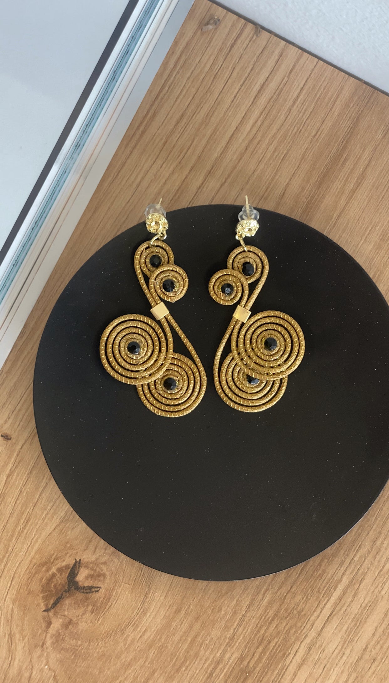 Golden Grass Earrings